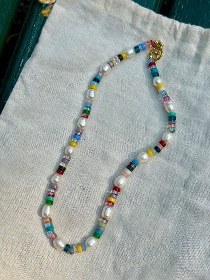 Joy – Limited Edition Pearl & Beaded Necklace
