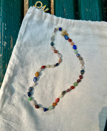 Aura – Chakra Natural Gemstone Necklace