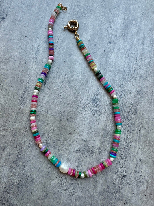 Luz – Colorful Natural Stone Necklace