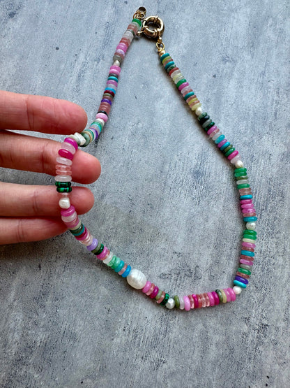 Luz – Colorful Natural Stone Necklace