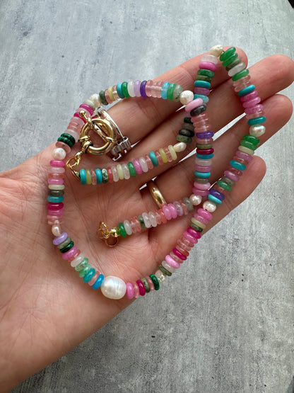 Luz – Colorful Natural Stone Necklace