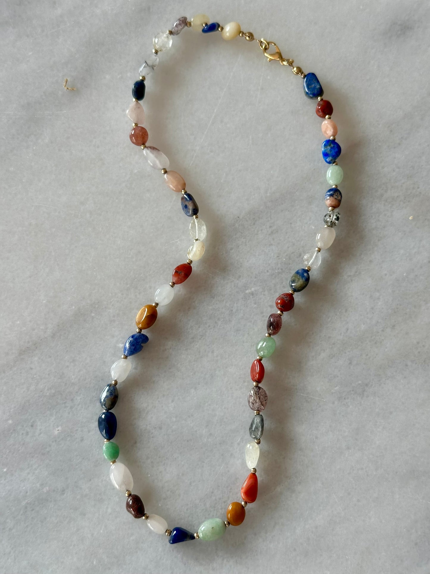 Aura – Chakra Natural Gemstone Necklace