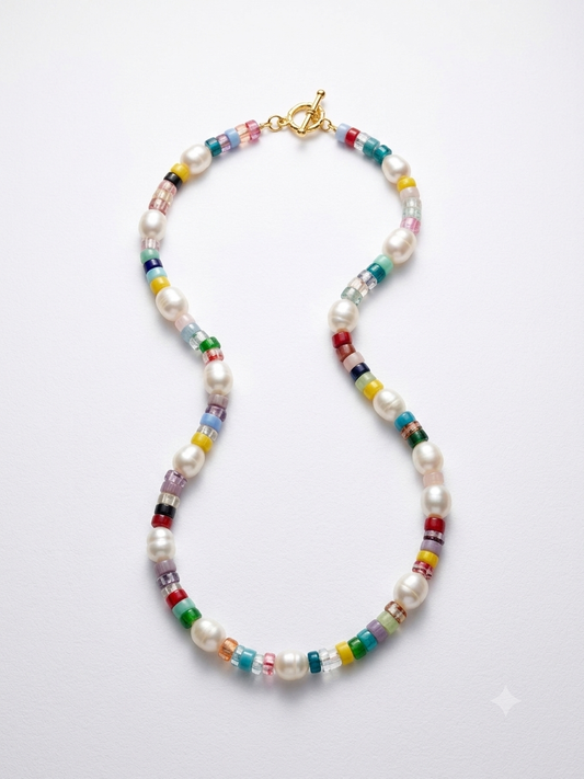 Joy – Limited Edition Pearl & Beaded Necklace