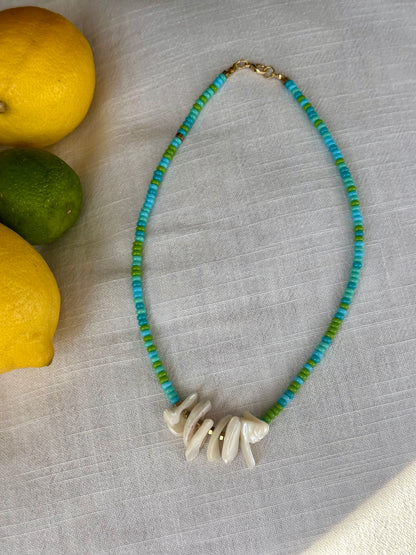 Zest – Mother of Pearl Beaded Necklace