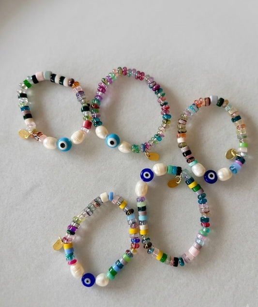 Candy Pop Evil Eye Bracelet