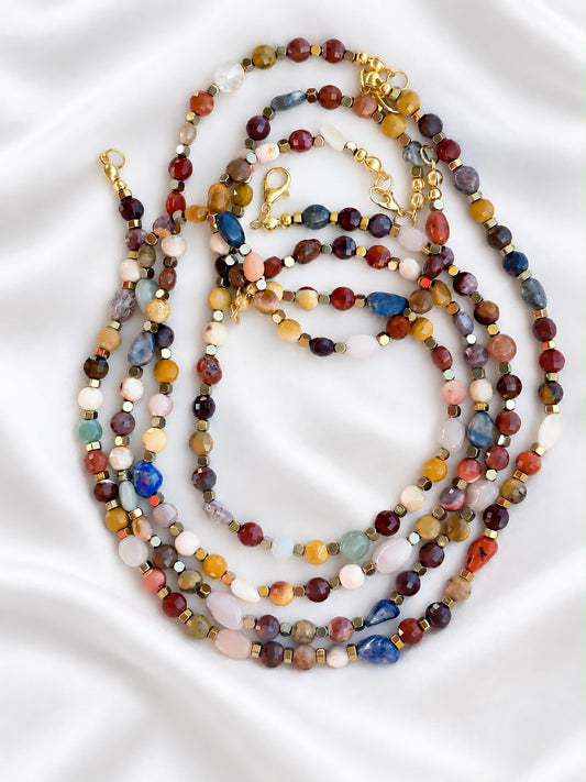 New Aura – Chakra Natural Gemstone Necklace